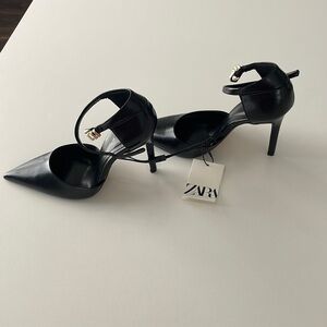 Zara black heels